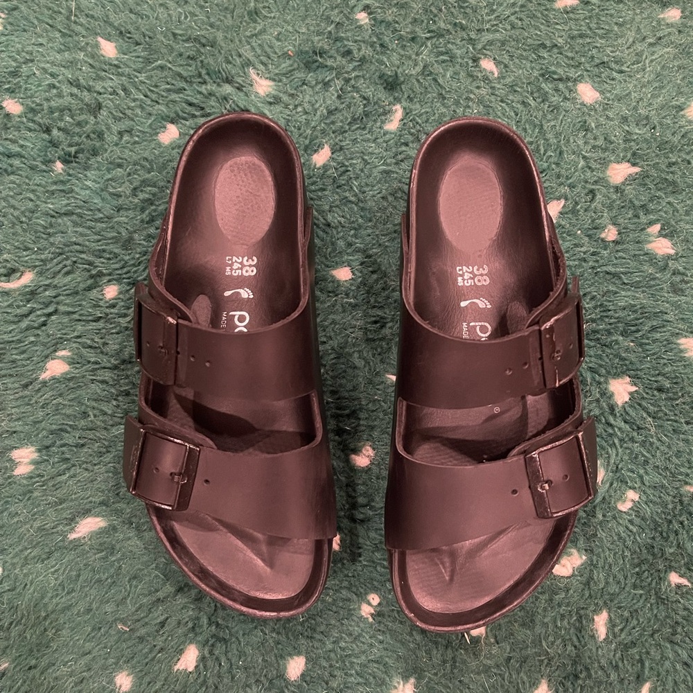 Black Arizona Platform Sandals EU 38